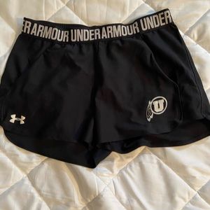 black running shorts